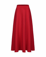 Blaire Skirt: Red Maxi Skirt for Holiday Party | Nana Jacqueline