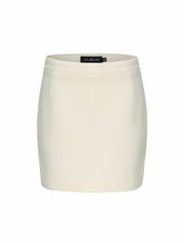 Lisette Skirt: Ivory Mini Skirt for Brunch | Nana Jacqueline