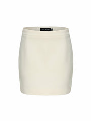 Lisette Skirt: Ivory Mini Skirt for Brunch | Nana Jacqueline