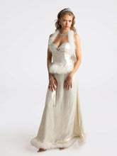 Christina Velvet Skirt: White Skirt for Engagement Party | Nana Jacqueline