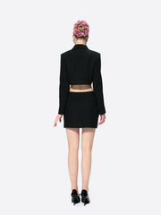 Vanessa Skirt: Black Mini Skirt for Date Night | Nana Jacqueline