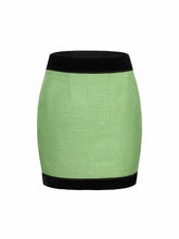 Michelle Tweed Skirt: Green Skirt for Brunch | Nana Jacqueline