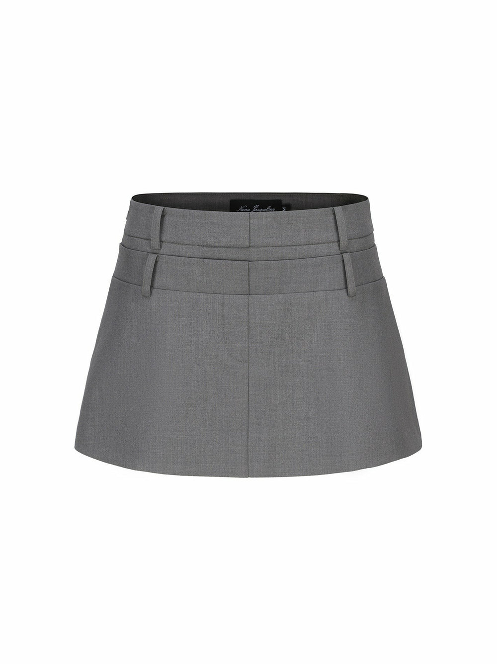 Anna Skirt: Grey Mini Skirt for Brunch | Nana Jacqueline