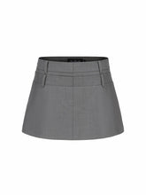 Anna Skirt: Grey Mini Skirt for Brunch | Nana Jacqueline