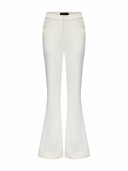 Rachel Pants: White Pants for Resort Brunch | Nana Jacqueline