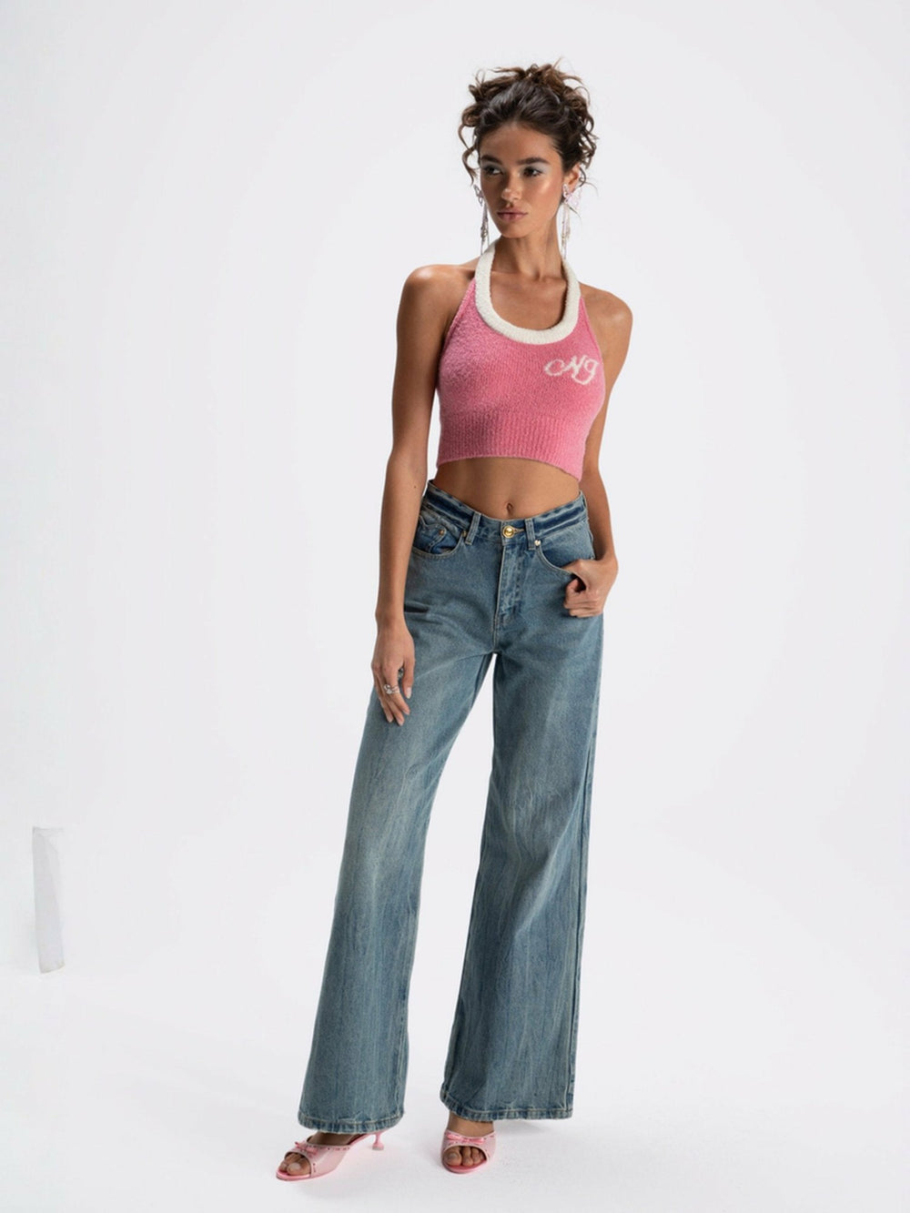 Jamie Heart Wide-Leg Jeans: Denim Jeans for Casual Daytime Outfit | Nana Jacqueline