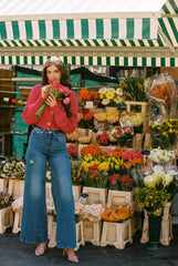 Jamie Heart Wide-Leg Jeans: Denim Jeans for Casual Daytime Outfit | Nana Jacqueline