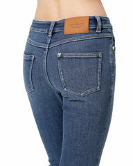 Nicolette Denim: Blue Flare Jeans for Casual Luxury Daytime | Nana Jacqueline