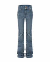 Gia High-Waist Bootcut Jeans: Blue Jeans for Elevated Everyday Style | Nana Jacqueline