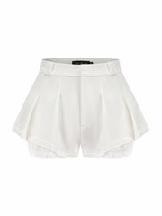 White Milan Shorts: White Shorts for Resort Brunch | Nana Jacqueline