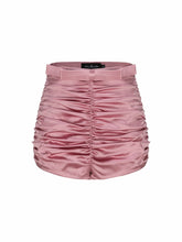 Emilia Shorts: Pink Satin Shorts for Bachelorette Party | Nana Jacqueline