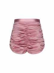 Emilia Shorts: Pink Satin Shorts for Bachelorette Party | Nana Jacqueline
