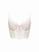 Audrina Lace Top: White Lace Top for Bachelorette Party | Nana Jacqueline