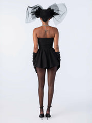 Giselle Bow Jumpsuit: Black Jumpsuit for Birthday Celebration | Nana Jacqueline