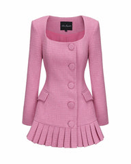 Lucille Tweed Jacket: Pink Jacket for Brunch | Nana Jacqueline