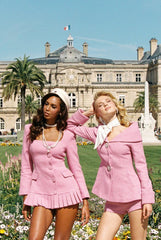 Adele Jacket: Pink Jacket for Date Night | Nana Jacqueline