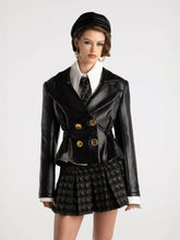Lucy Leather Jacket: Black Leather Jacket for Date Night | Nana Jacqueline