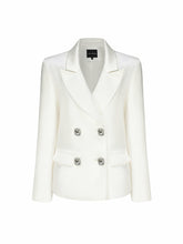 Cassandra Blazer: White Blazer for Rehearsal Dinner | Nana Jacqueline