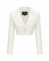 Bridget Suit Jacket: White Blazer for Bridal Shower | Nana Jacqueline
