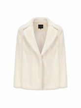 Phoebe Fur Jacket: White Fur Jacket for Winter Bridal Events | Nana Jacqueline