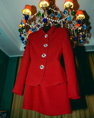 Vanessa Blazer: Red Blazer for Holiday Party | Nana Jacqueline