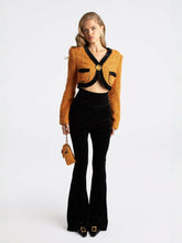 Miranda Crop Jacket: Yellow Crop Jacket for Date Night | Nana Jacqueline