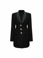 Sasha Suit Jacket: Black Suit Jacket for Cocktail Party | Nana Jacqueline