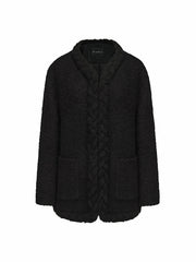 Talia Coat: Black Coat for Brunch | Nana Jacqueline
