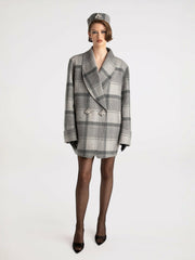 Emily Diamond Jacket: Grey Jacket for Casual Luxury Daytime Outfit | Nana Jacqueline