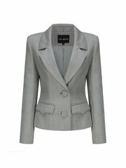 Amelie Blazer: Grey Blazer for Workwear | Nana Jacqueline
