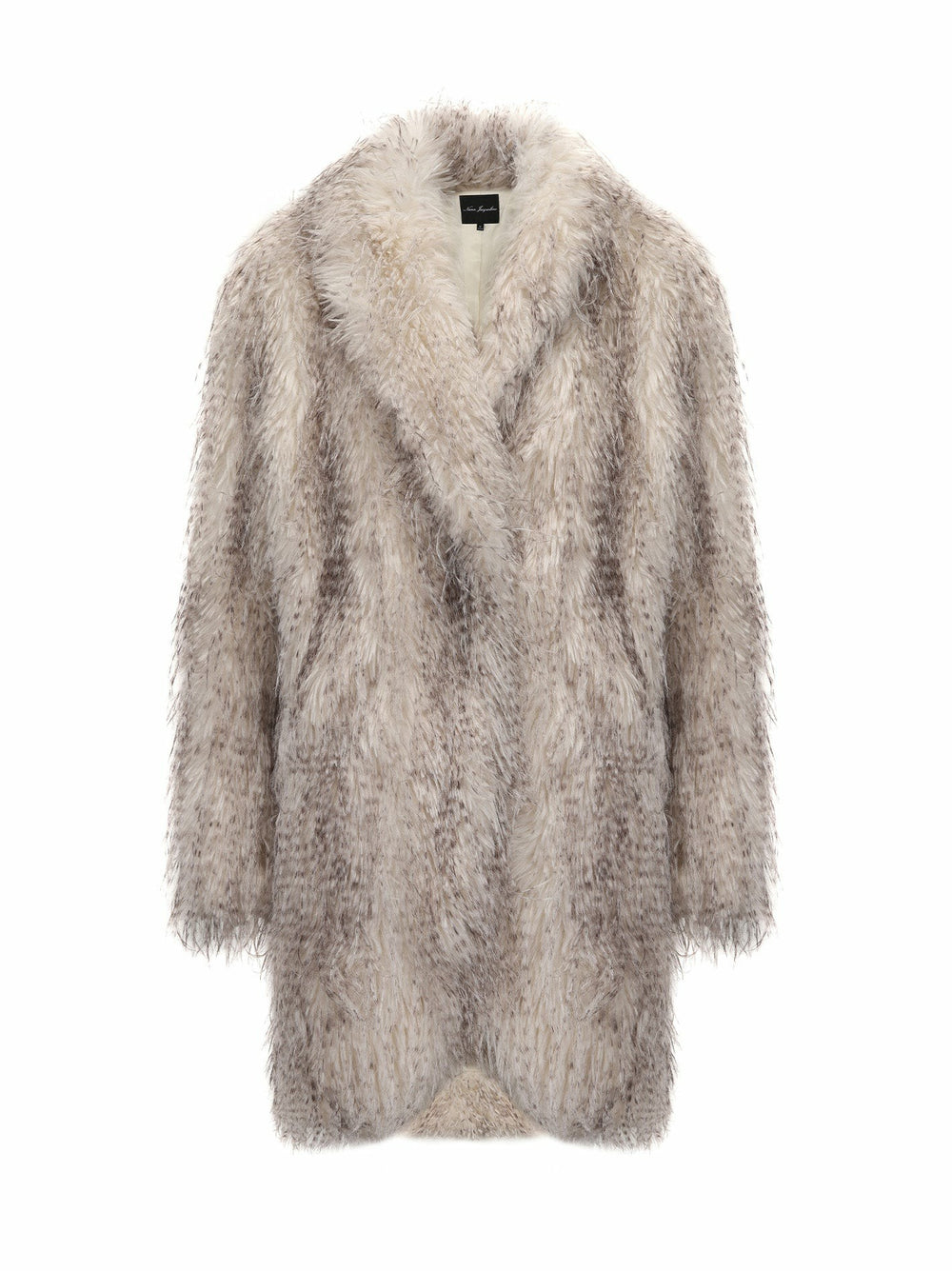 Sofia Fur Coat: Pattern Fur Coat for Winter Party | Nana Jacqueline