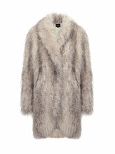 Sofia Fur Coat: Pattern Fur Coat for Winter Party | Nana Jacqueline