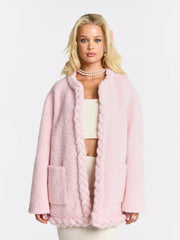 Talia Coat: Pink Coat for Brunch | Nana Jacqueline