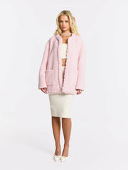 Talia Coat: Pink Coat for Brunch | Nana Jacqueline