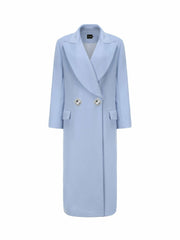 Kimberly Coat: Blue Coat for Cocktail Party | Nana Jacqueline