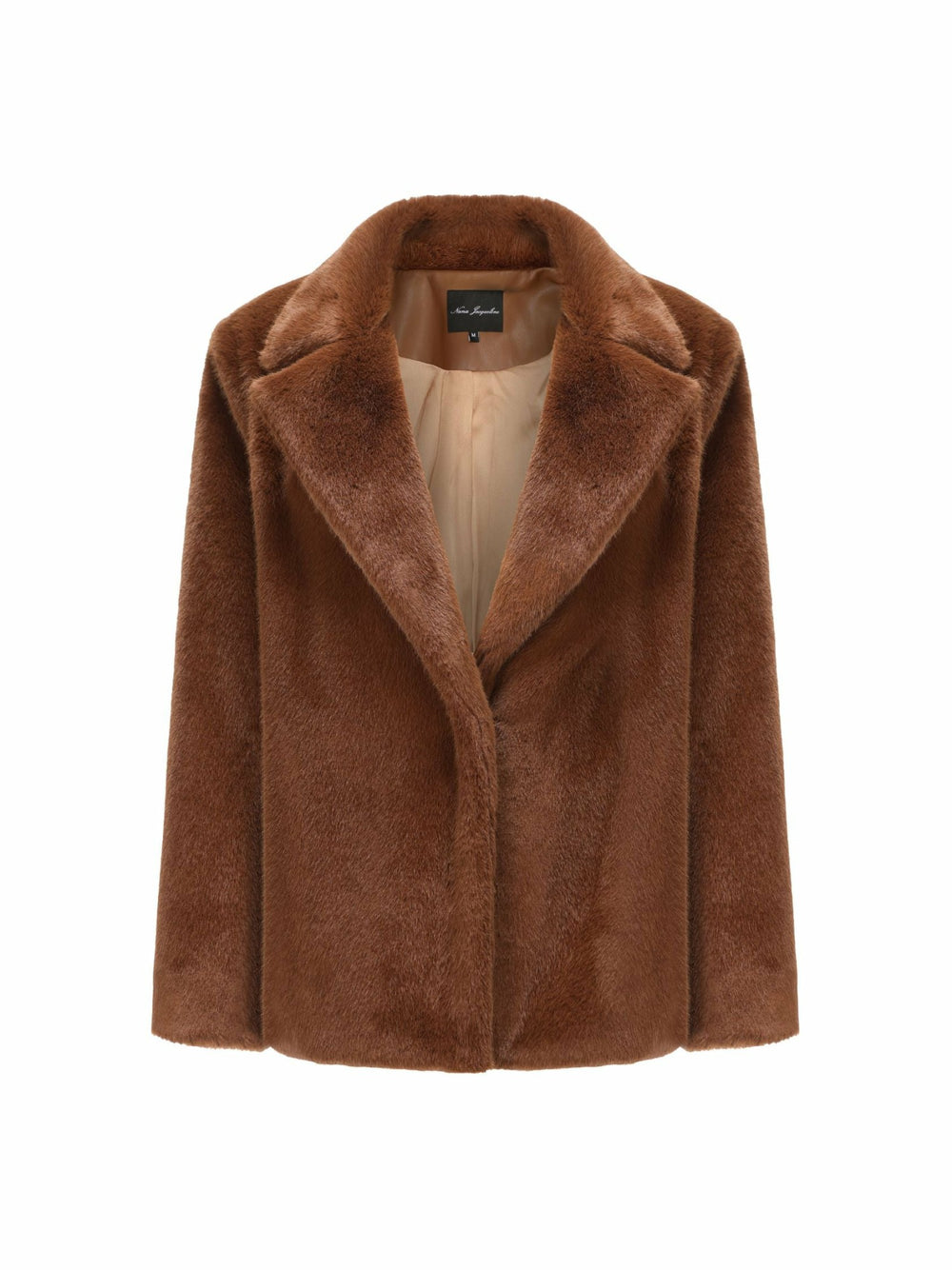 Phoebe Fur Jacket: Brown Fur Jacket for Evening Events | Nana Jacqueline