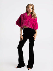 Sophia Fur Coat: Pink Fur Coat for Birthday Celebration | Nana Jacqueline