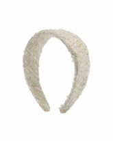 Evelyn Headband: White Headband for Bridal Shower | Nana Jacqueline
