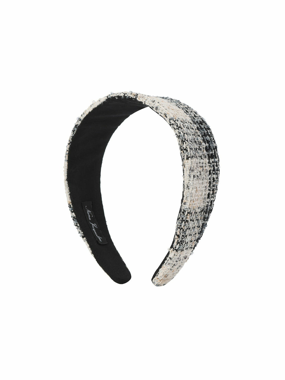 Elsa Headband: Black Checkered Headband for Tea Party | Nana Jacqueline