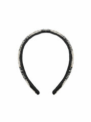 Elsa Headband: Black Checkered Headband for Tea Party | Nana Jacqueline