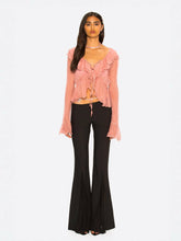 Gabriella Cardigan Top: Pink Cardigan Top for Date Night | Nana Jacqueline
