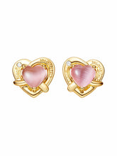 Ambre Heart Earrings: Pink Earrings for Date Night | Nana Jacqueline