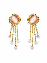 Brielle Earrings: Pink Earrings for Wedding After-Party | Nana Jacqueline