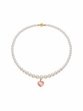 Lisette Heart Necklace: Pearl Necklace for Valentine's Day | Nana Jacqueline