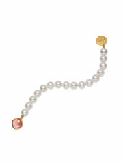 Ilana Pearl Bracelet: White Pearl Bracelet for Bridal Shower | Nana Jacqueline