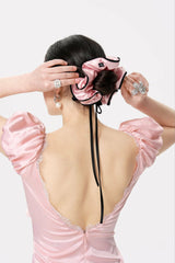 Marlene Scrunchie: Pink Scrunchie for Brunch | Nana Jacqueline