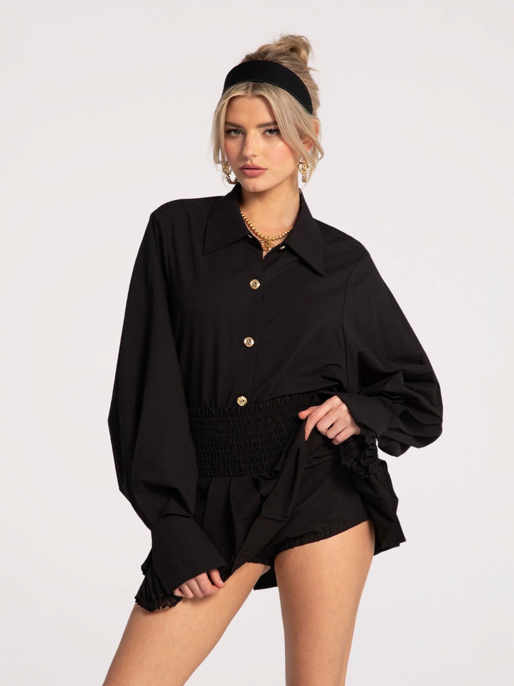 Remi Skirt: Black Mini Skirt for Girls' Night Out | Nana Jacqueline