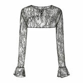 Jilly Cover: Black Lace Cover-Up for Date Night | Nana Jacqueline