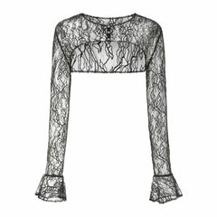 Jilly Cover: Black Lace Cover-Up for Date Night | Nana Jacqueline