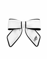 Marlene Bow: White Hair Bow for Bridal Shower | Nana Jacqueline